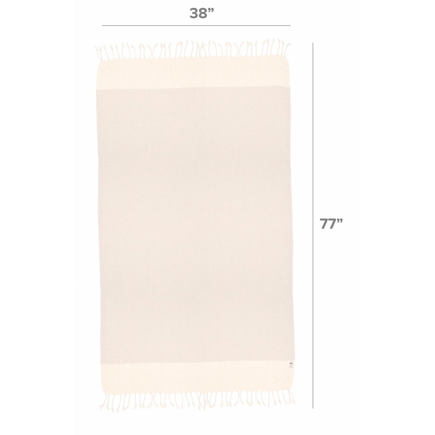 beige turkish towel open size cream turkish beach towel blanket