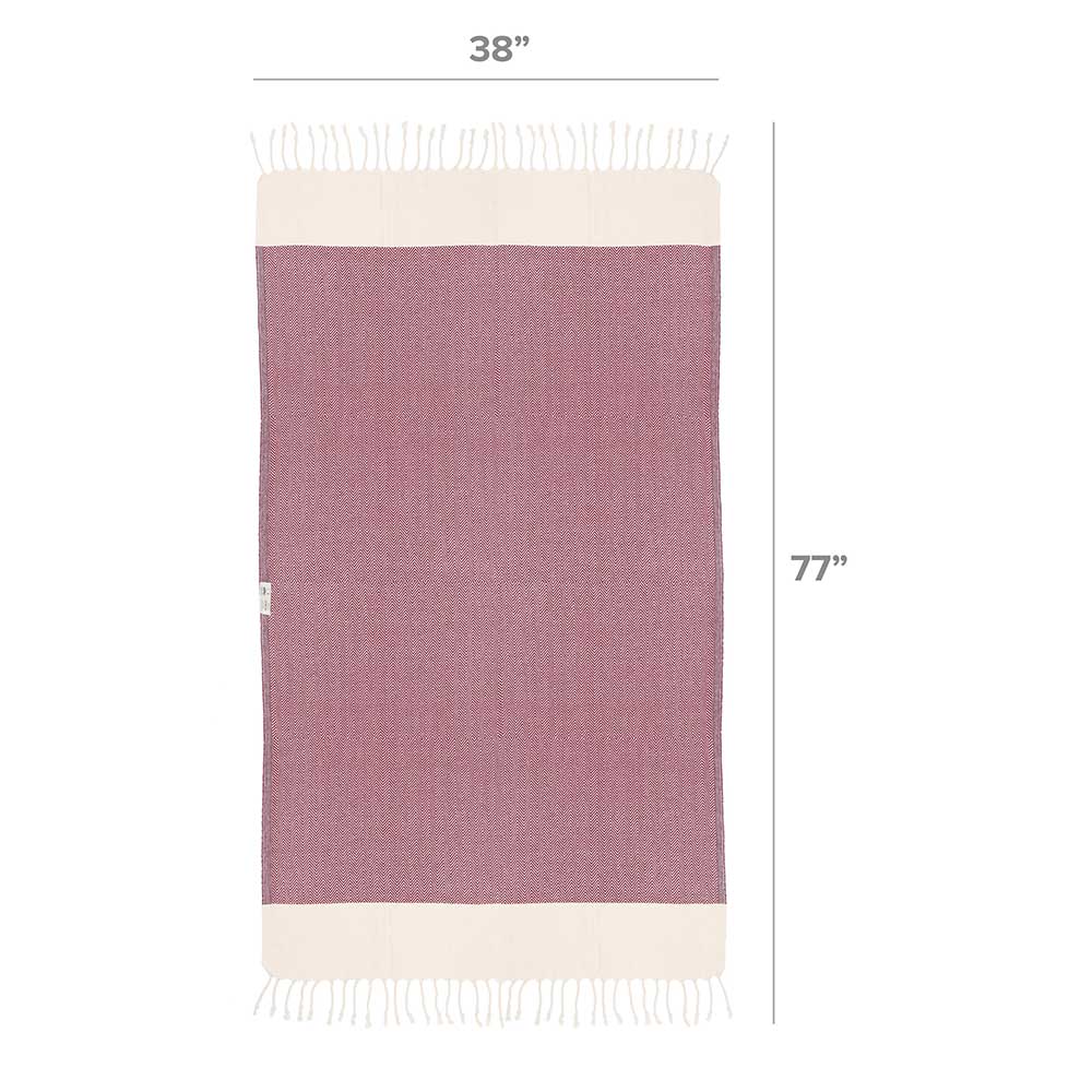 open size oversized maroon turkish beach towel herringbone peshtemal towels burgundy towel sand free quick dry cotton