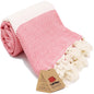flamingo pink living coral turkish beach towel bath towels