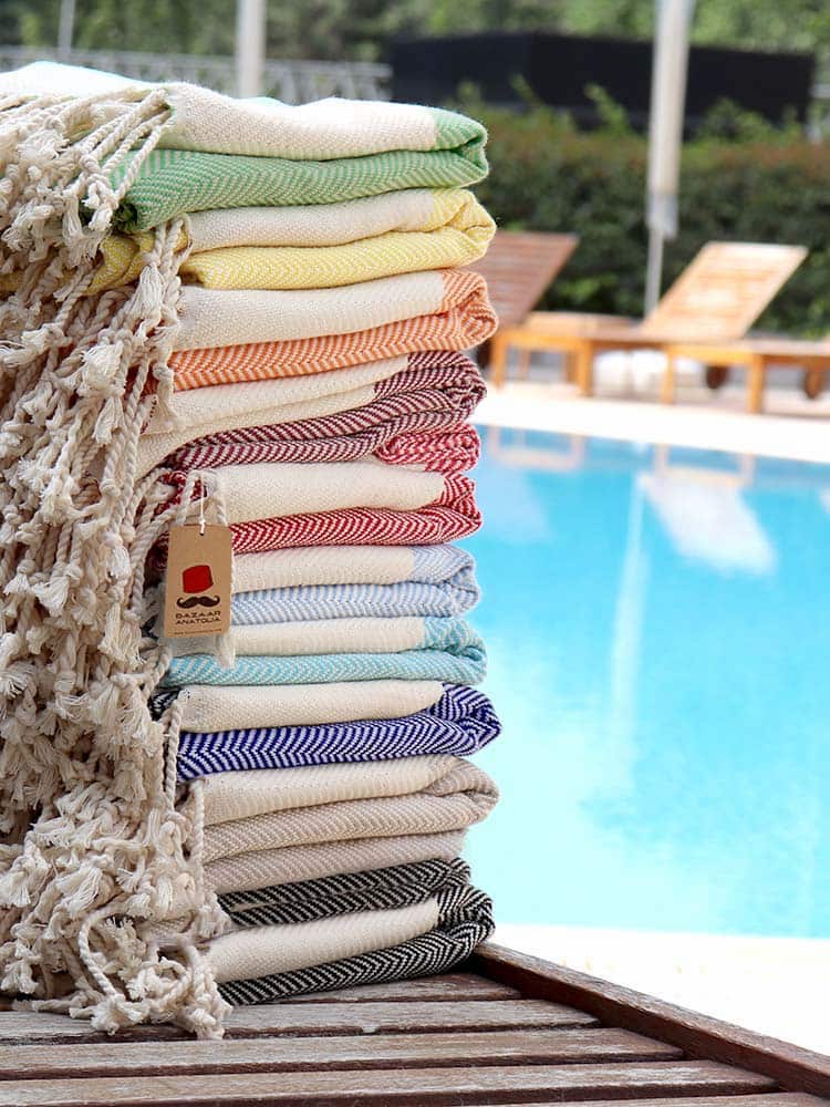 turkish beach towels pool towel colors herringbone peshtemal towel sand free quick dry cotton