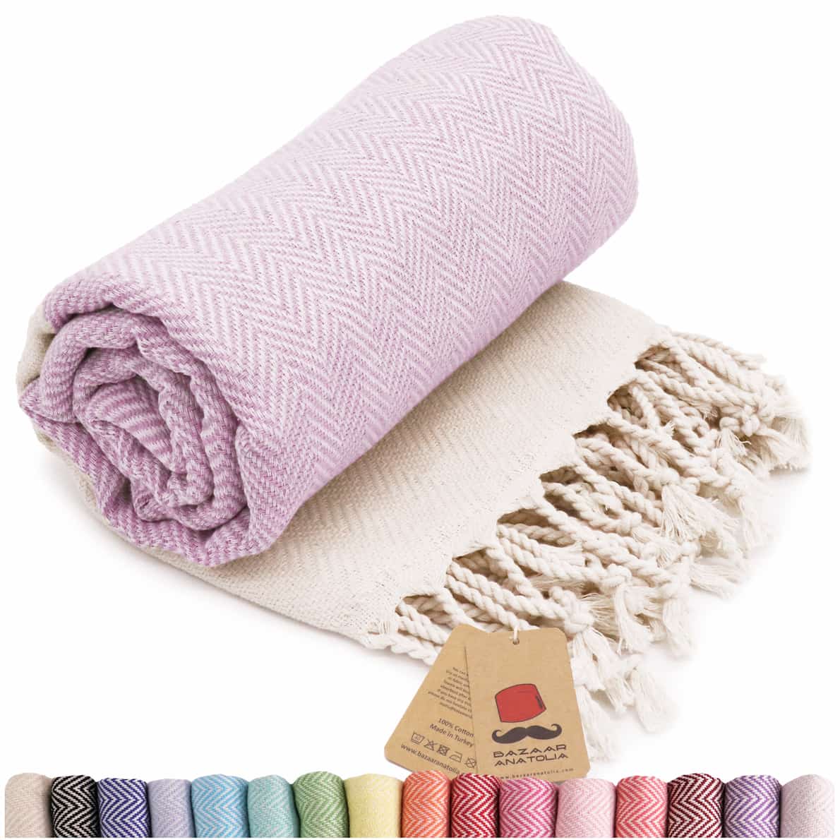 lavender turkish beach towel herringbone peshtemal towels sand free quick dry cotton lilac towel