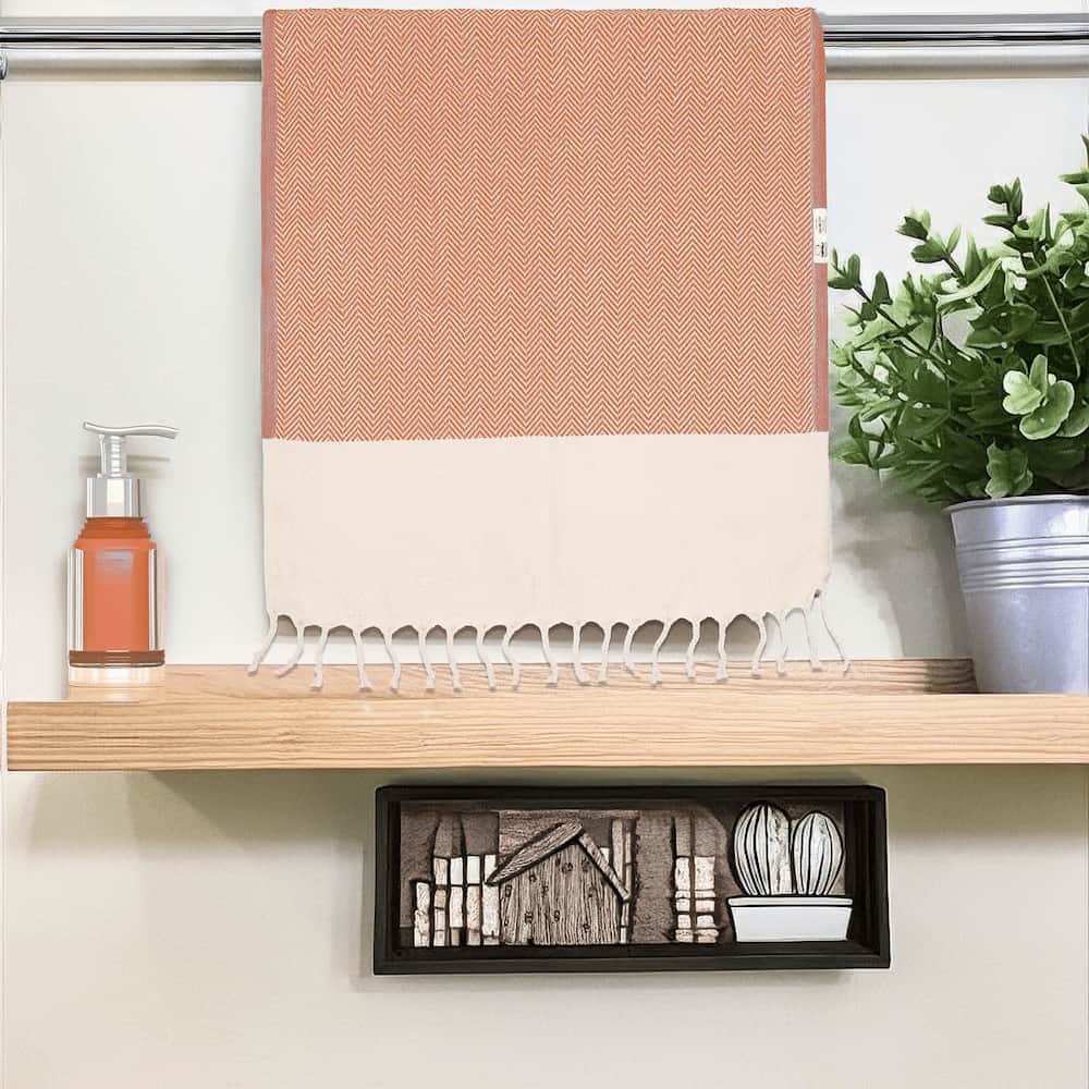 orange hand towel for bathroom turkish hand towels bath hand towel