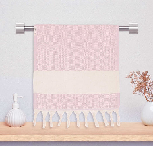 pink hand towel for bathroom light pink turkish hand towels kitchen towels dishcloth diamond