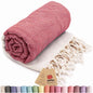 red turkish beach towel herringbone peshtemal towels sand free quick dry cotton