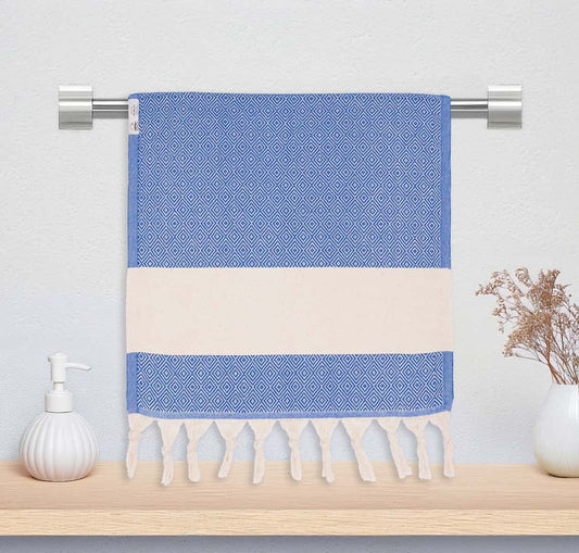 royal blue hand towel for bathroom dark blue turkish hand towels kitchen towels dishcloth diamond