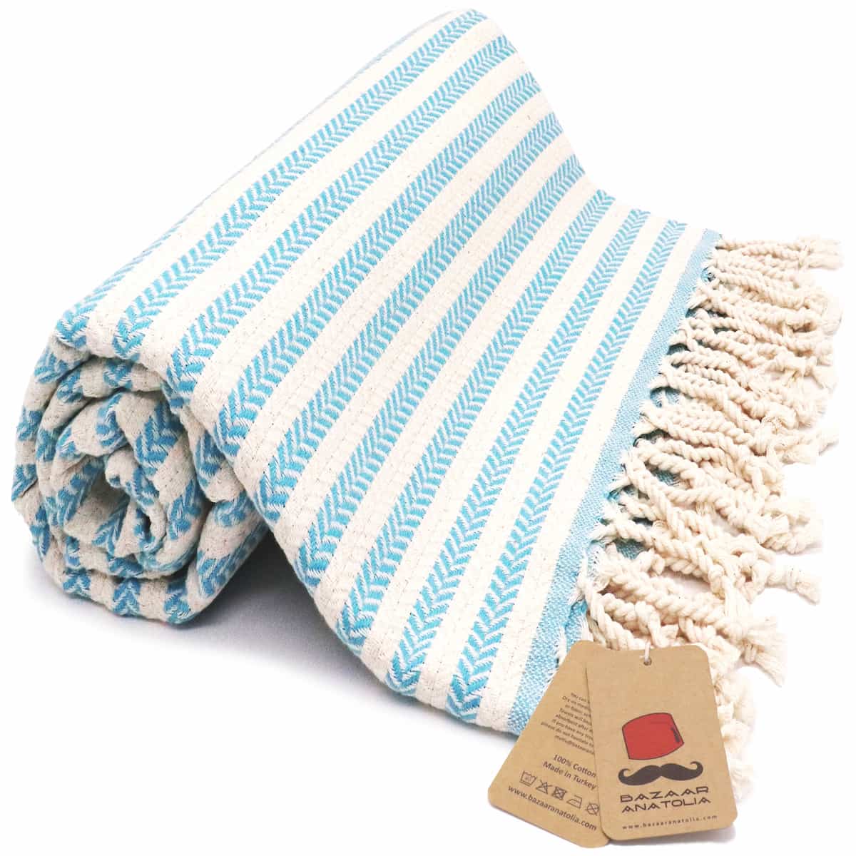 turquoise beach towel striped turkish towel for bathroom oversized quick dry