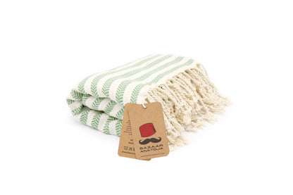 turkish towel arpa green bath towel beach towel
