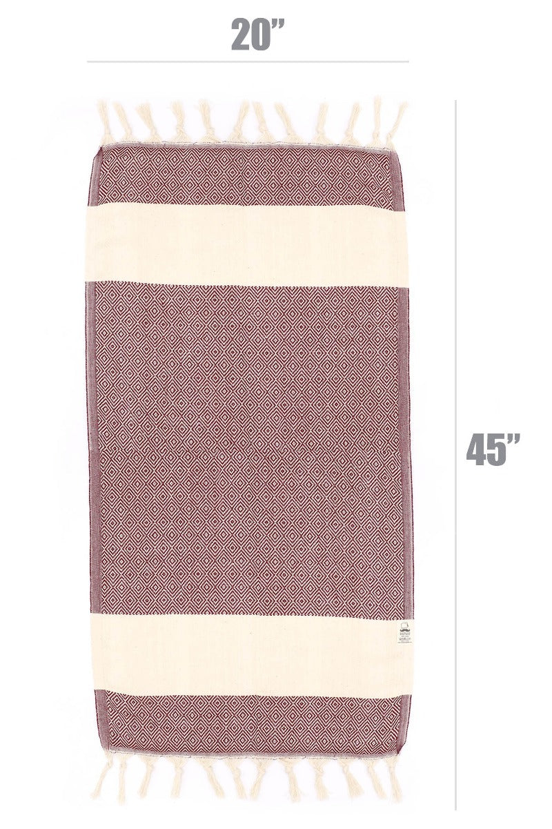 burgundy hand towels for bathroom lilac maroon turkish hand towel kitchen towel discloth diamond decor size