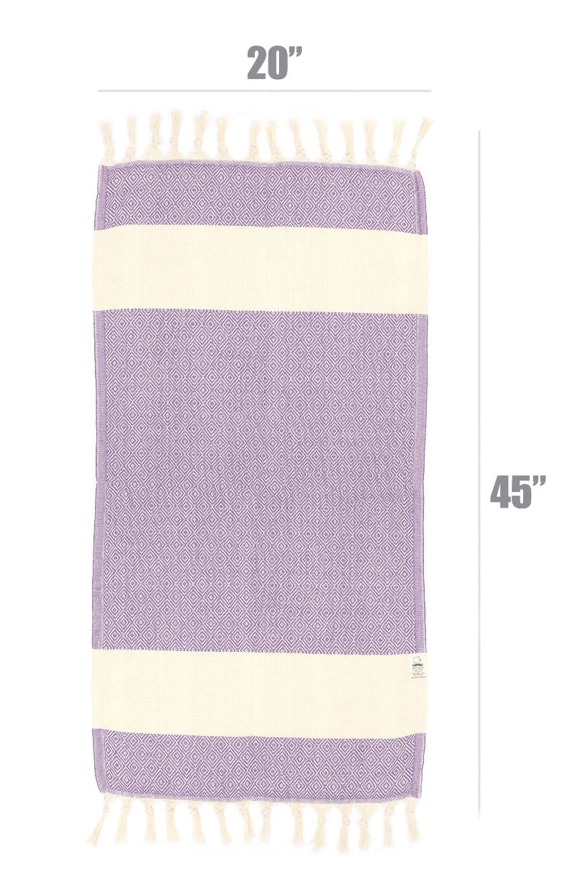 Diamond Turkish Towel, Kitchen Towel, Tea Towel, Hand Towel