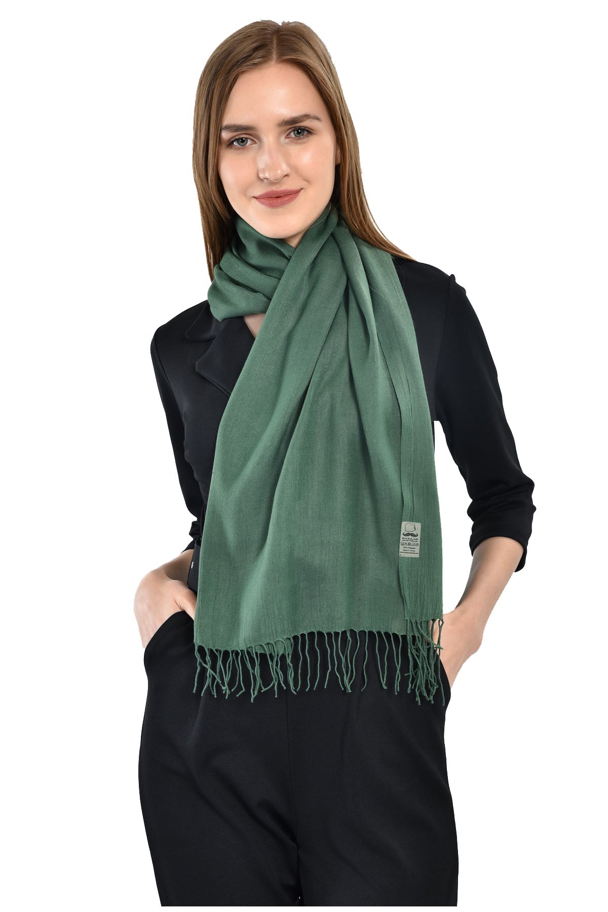 Pashmina Scarf, Shawl Wrap 78"x28" (70x200cm) - Maroon