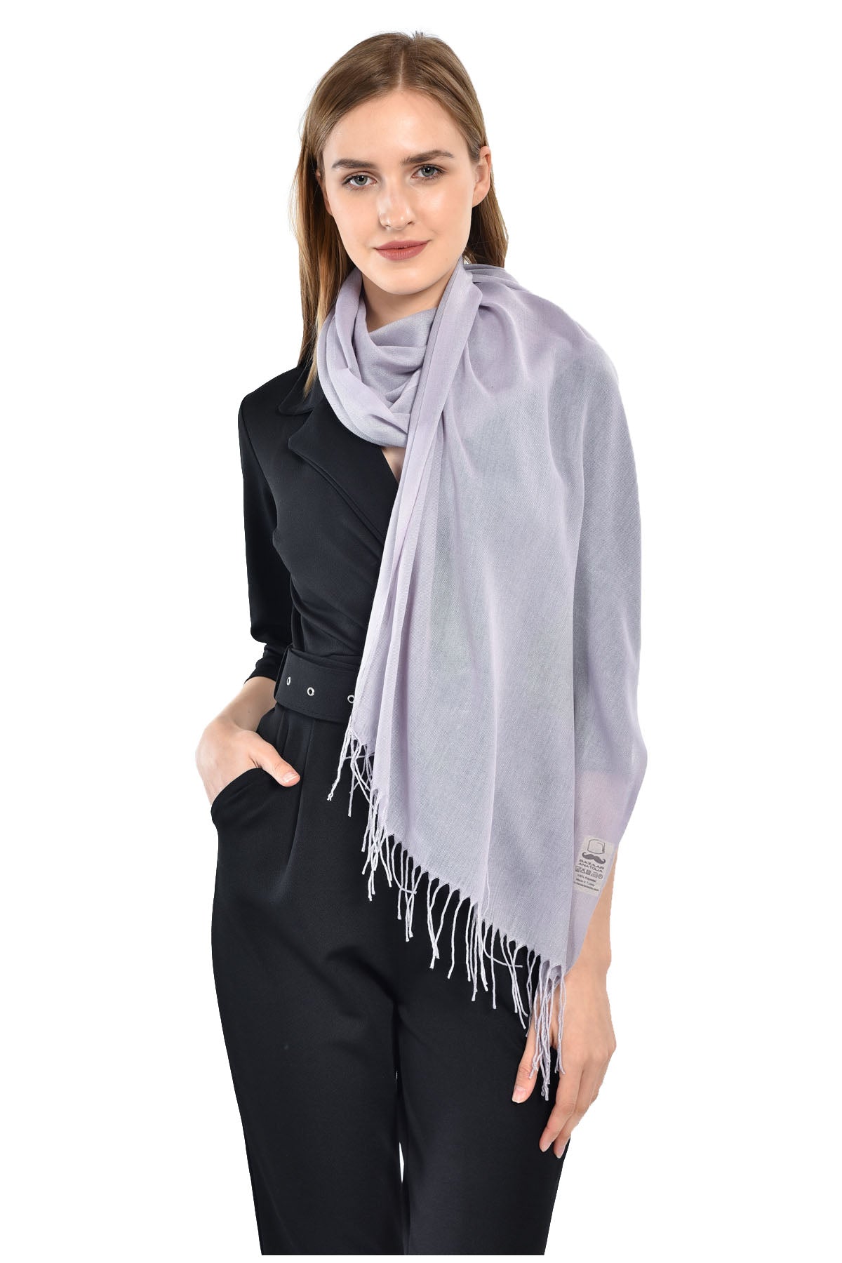 Pashmina Scarf, Shawl Wrap 78"x28" (70x200cm) - Maroon