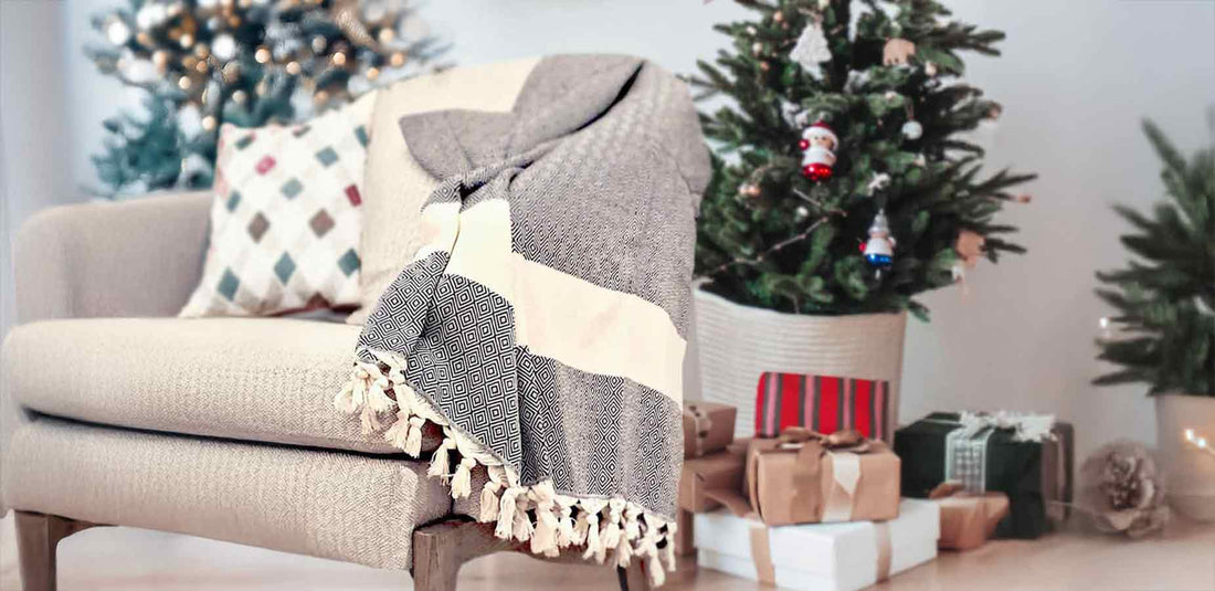 unique christmas gift turkish towels sofa throw blanket decor