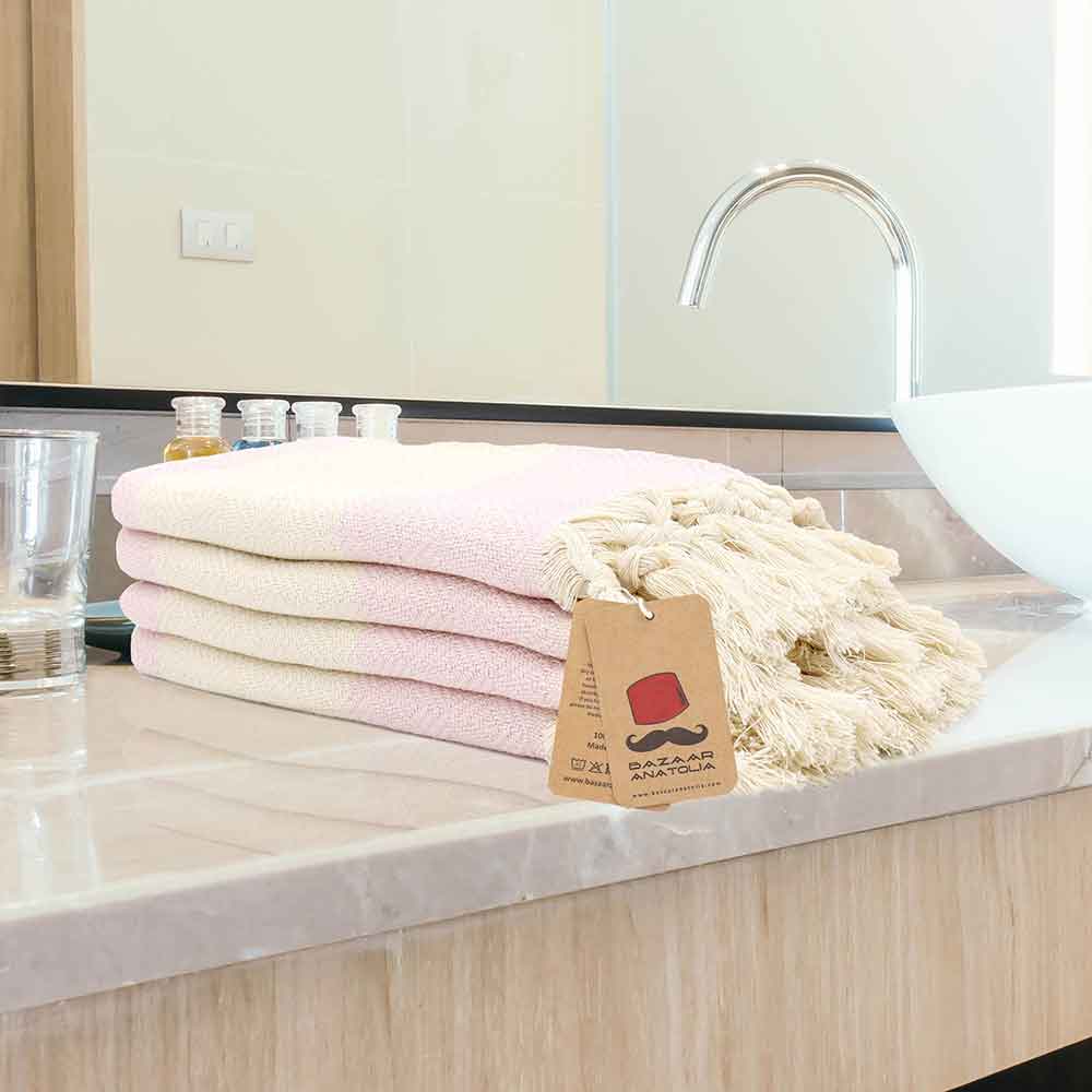 pink hand towel for bathroom light pink turkish hand towels kitchen towels dishcloth diamond