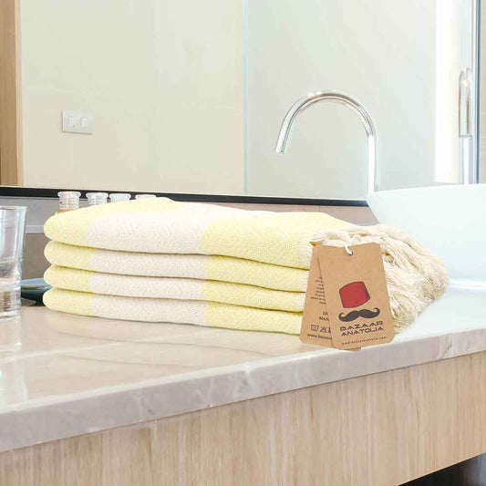 yellow hand towel for bathroom light turkish hand towels kitchen towels dishcloth diamond