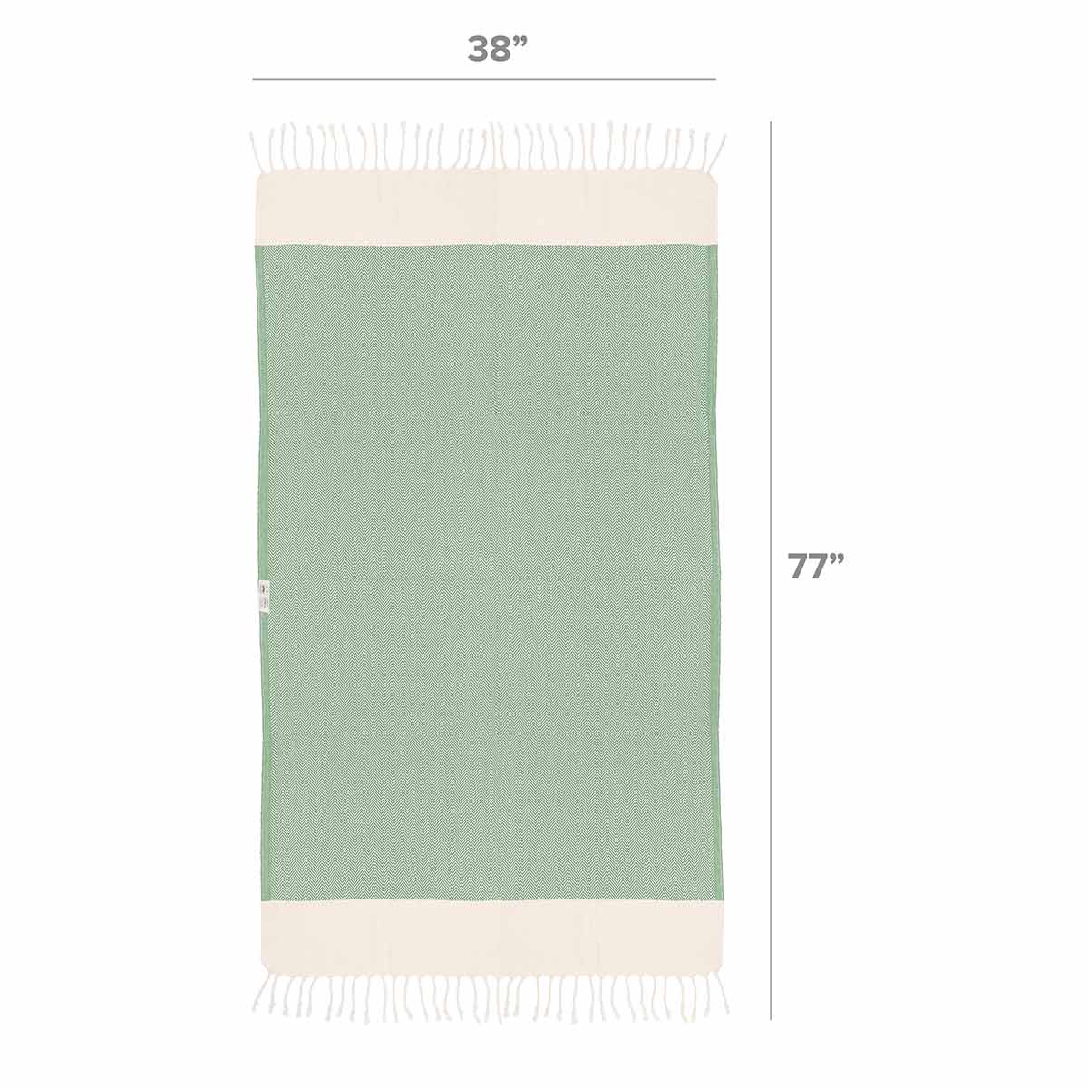 open size sage green turkish beach towel herringbone peshtemal towels sand free quick dry cotton