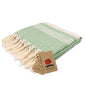 green turkish beach towel stripe tassels fringe boho bath towels quick dry sand free cotton