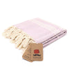 lilac turkish beach towel stripe tassels fringe boho bath towels quick dry sand free cotton