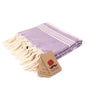 purple turkish beach towel stripe tassels fringe boho bath towels quick dry sand free cotton