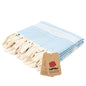 turquoise turkish beach towel stripe tassels fringe boho bath towels quick dry sand free cotton