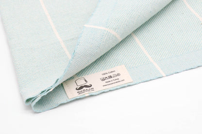 Set of 4 Turkish Hand Towel, Kitchen Towel, Tea Towel - Stripe Mint