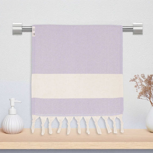 lavender hand towels for bathroom turkish hnad towel lilac kitchen towel decor discloth 