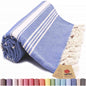 royal blue turkish beach towels stripe navy turkish towel oversized quick dry sand free