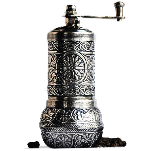 turkish pepper mill sprice grinder manual hand crank 