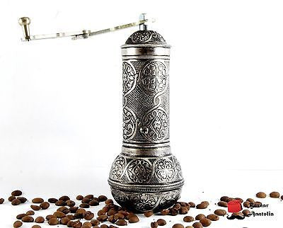 Turkish Coffee Grinder 7.5'' (3 Different Color) - Bazaar Anatolia
 - 1