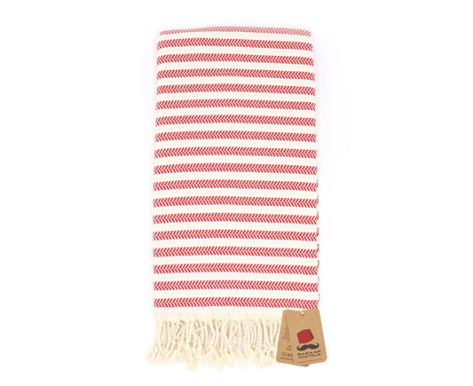 turkish towel arpa red bath towel beach towel christmas valentine