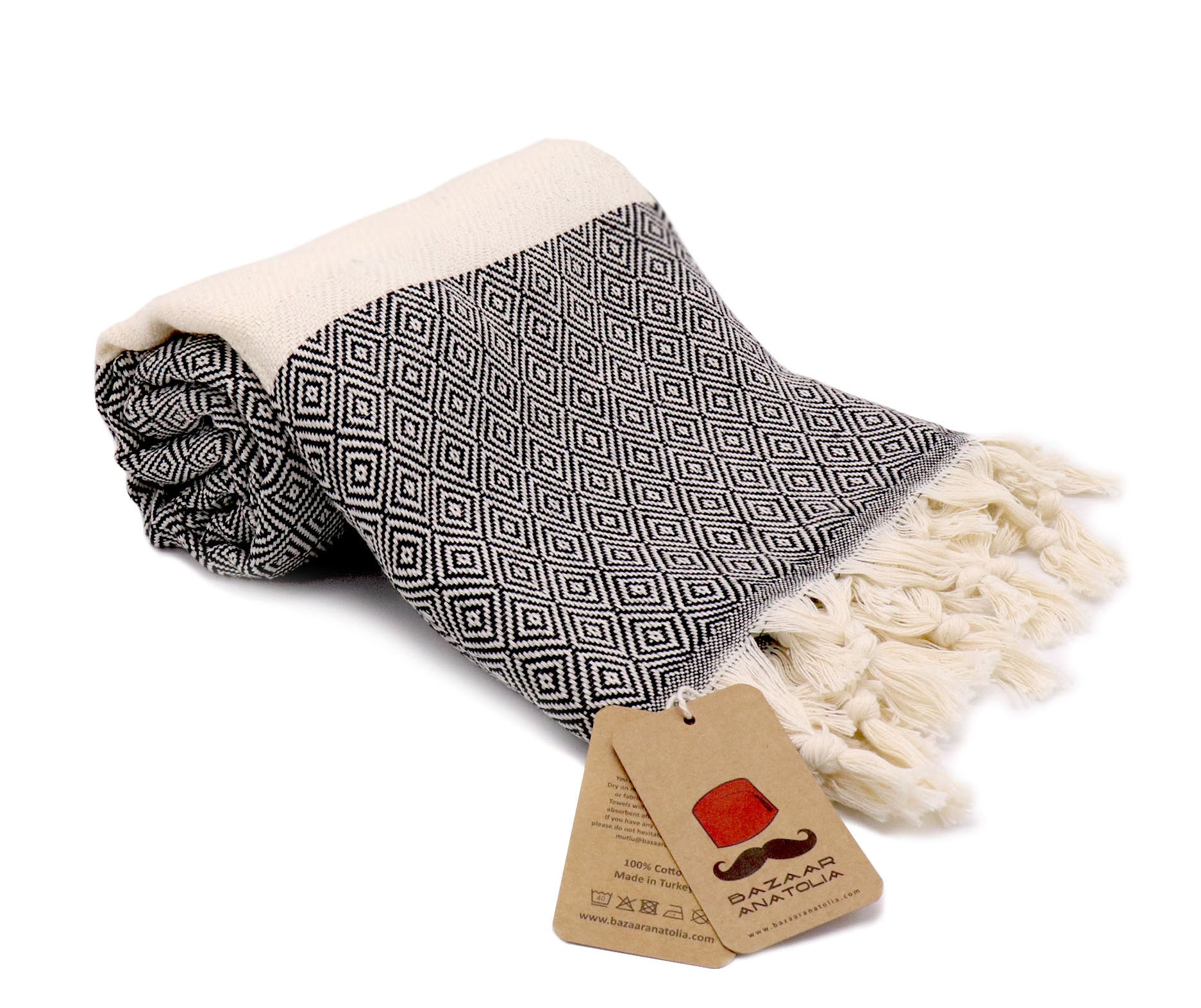 Diamond Turkish Towel, Kitchen Towel, Tea Towel, Hand Towel – Bazaar  Anatolia