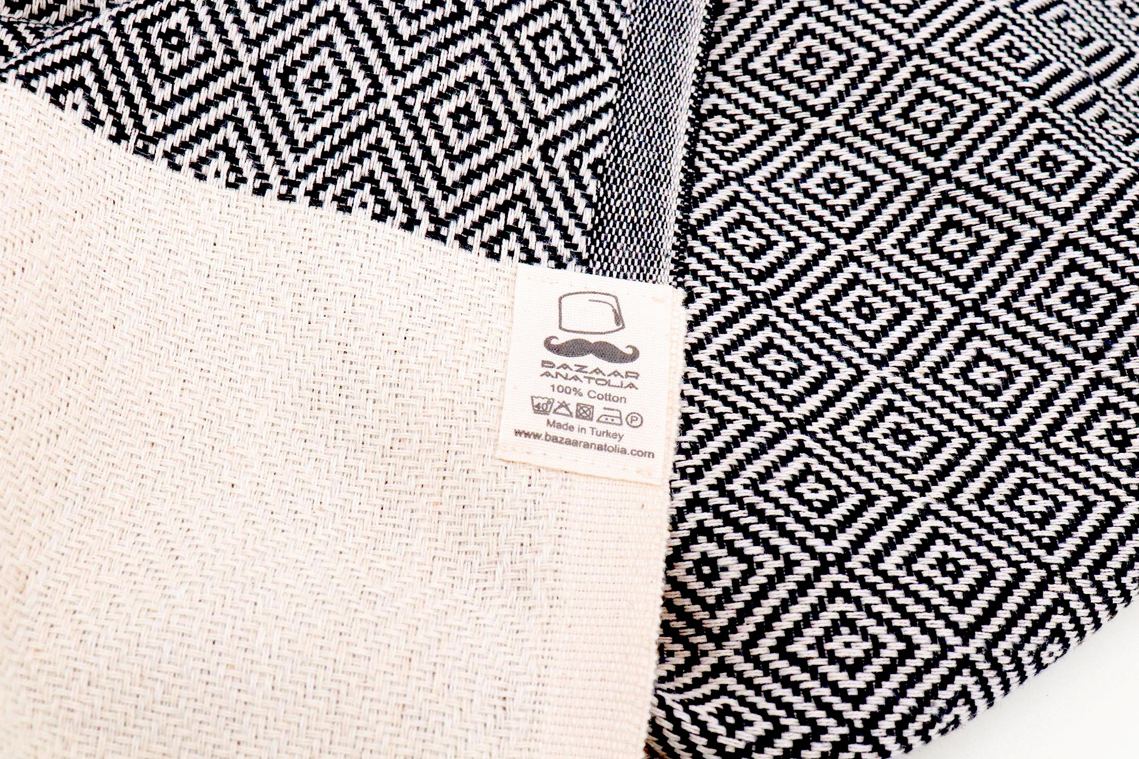 Hand Towel (Peshkir) – Diamond Pattern – Dandelion Textiles