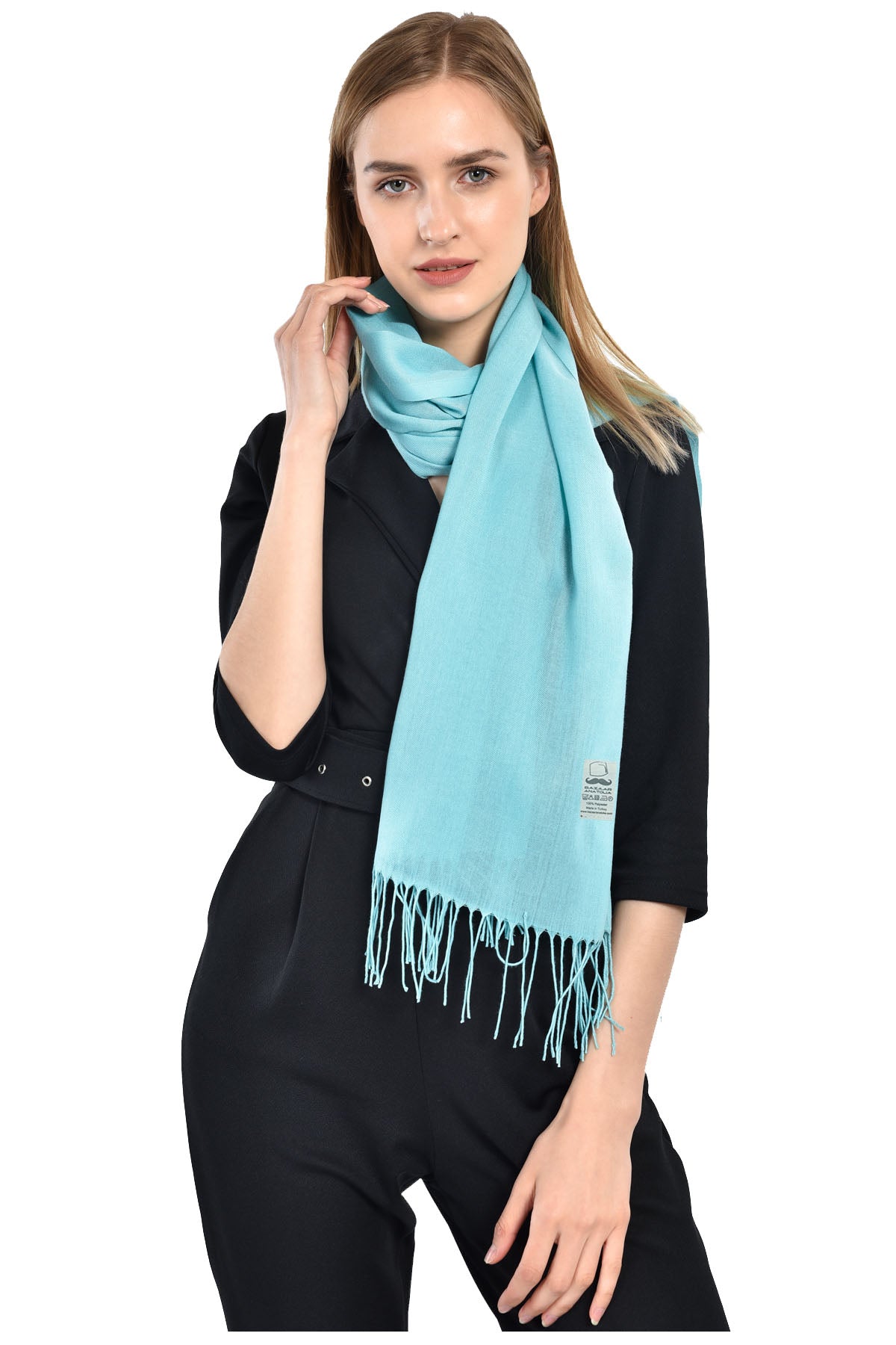 Pashmina Scarf, Shawl Wrap 78"x28" (70x200cm) - Maroon