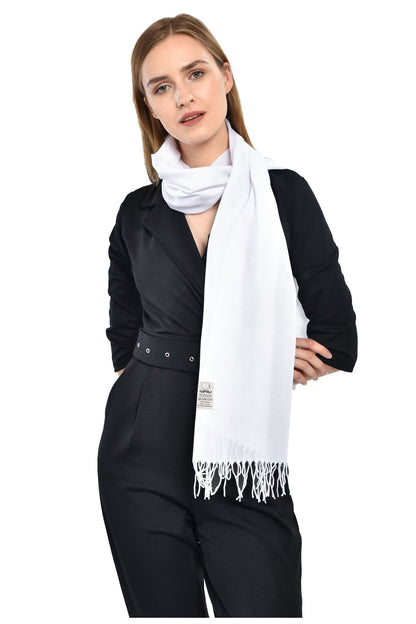 Pashmina Scarf, Shawl Wrap 78"x28" (70x200cm) - Maroon