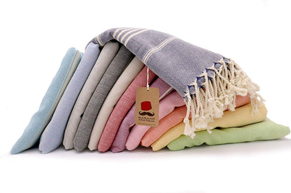 Turkish Towel, Slim Line Peshtemal Beach Towel