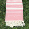 pink turkish towel